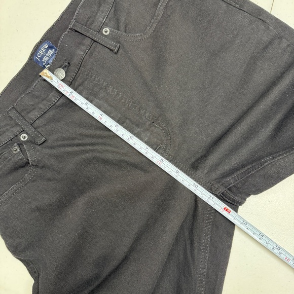 J Crew Mid Rise Flare Crop Jeans Stretch Black Denim 30T / 30 Tall / Long boho - Picture 14 of 15